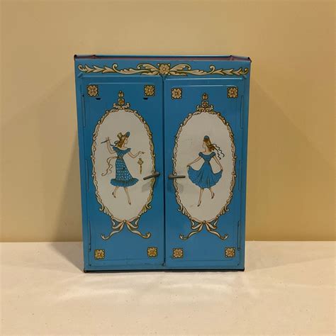 Vintage Metal Doll Wardrobe by Ideal 1950s Doll 